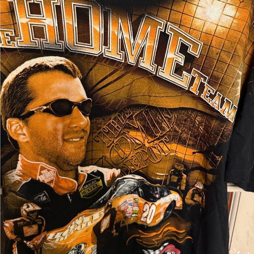 Vintage Tony Stewart NASCAR Home Depot T Shirt - Picture 3 of 7